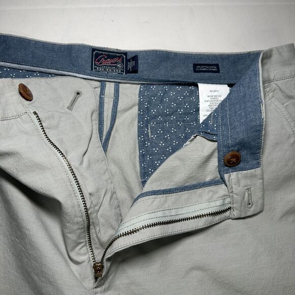 Grayers Stretch End on End Shorts 9" Stone Grey Men's 34W (Fits 35) EUC - Picture 7 of 12